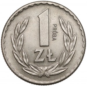 Próba NIKIEL 1 złoty 1949