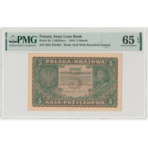 5 mkp 1919 - II Serja DZ (Mił.24b)
