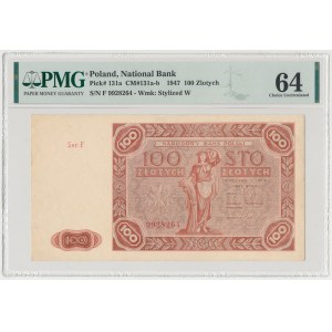 100 złotych 1947 - mała litera