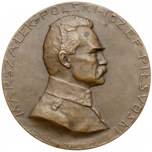 Jozef Pilsudski - Medal by St. Lewandowski 1926 - rare