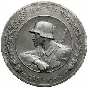 Medal, 1915-1917 Inf. Reg. 336. / Oberen Schtschara, Szerwetsch, Njemen, Beresowetz