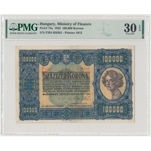 Hungary, 100.000 Korona 1923