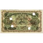 Wyspa Man, Westminster Bank Limited, 1 Pound (1929-55) SPECIMEN