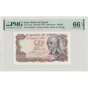 Hiszpania, 100 Pesetas 1970