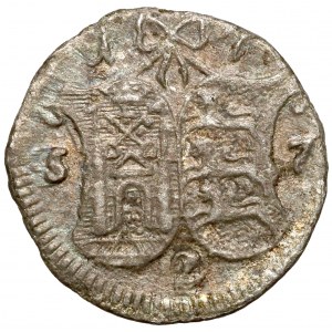 Rosja, Liwonia i Estonia, Elżbieta, 2 kopiejki 1757