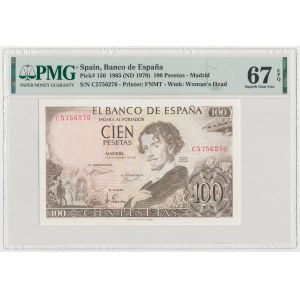 Spain, 100 Pesetas 1965