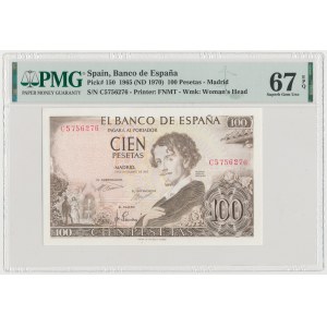 Hiszpania, 100 Pesetas 1965