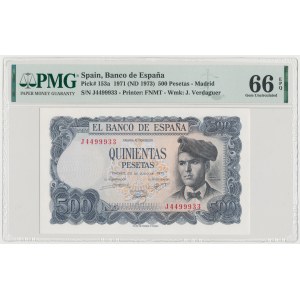 Hiszpania, 500 Pesetas 1971