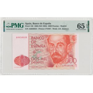 Hiszpania, 2.000 Pesetas 1980