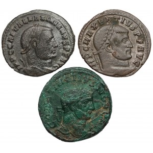 Cesarstwo Rzymskie - Zestaw follisów (3szt)
