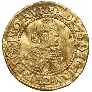 Śląsk, Jan Chrystian i Jerzy Rudolf, Dukat 1610, Złoty Stok - RZADKI