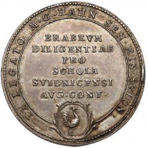 Śląsk, Świdnica, Medal nagrodowy Szkoły Ewangelickiej (XVIII wiek)