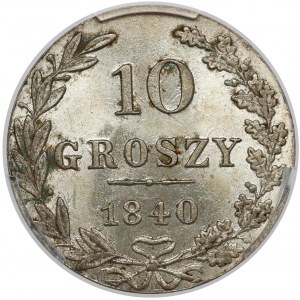 10 groszy 1840 MW, Warszawa - piękne