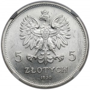 Sztandar 5 złotych 1930 - menniczy