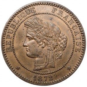 Francja, 10 centimes 1872 A-Paryż