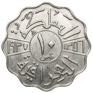 Irak, Ghazi I, 10 Fils 1937