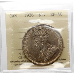 Kanada, Jerzy V, Dolar 1936