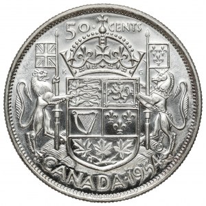 Kanada, Elżbieta II, 50 centów 1954