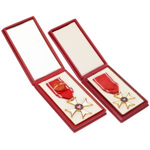 Order Odrodzenia Polski - krzyż kawalerski i oficerski (2szt)