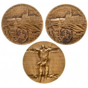 Medale Częstochowa i Gmach Teatru (3szt)