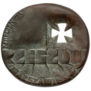 Medal Panorama trzydziestolecia - Rzeszów Warszawie, kwiecień '75.