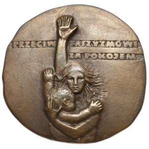 Medal, Przeciw faszyzmowi, za pokojem. Warszawa 7-10.V.1980