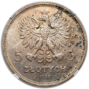 Sztandar 5 złotych 1930 - menniczy