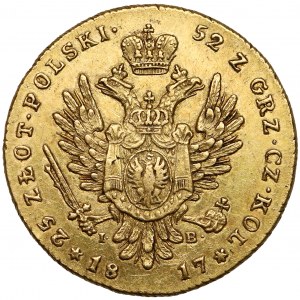 25 złotych polskich 1817 IB - pierwsze