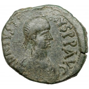 Justynian I (527-565 n.e.) Follis, Konstantynopol