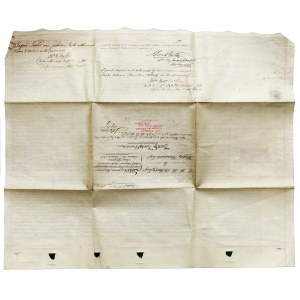 England - Confirmation of debt 1864.