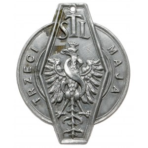 Znaczek na szpilce, TSL - Trzeci Maja - z orłem Zygmunta Starego