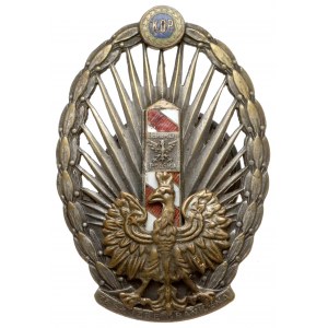 Odznaka Korpus Ochrony Pogranicza - klejony orzeł