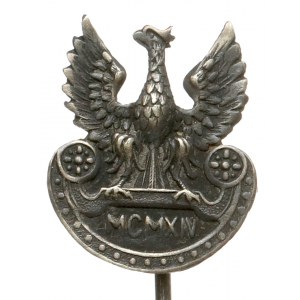 II RP - Orzeł Legionowy - przypinka na szpilce 1914
