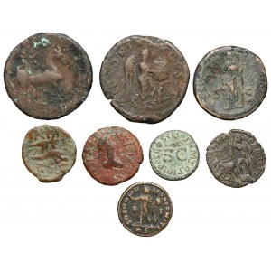 Zestaw monet antycznych - Grecja i Rzym (7szt)