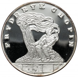 DUŻY Tryptyk 200.000 złotych 1990 Chopin