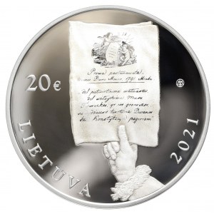 Litwa, 20 euro 2021 - Konstytucja 3 Maja