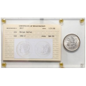 USA, Dolar 1882-O, Nowy Orlean - Morgan Dollar