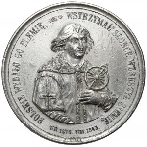 Medal, 400-lecie urodzin Mikołaja Kopernika 1873