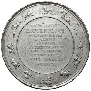Medal, 400-lecie urodzin Mikołaja Kopernika 1873