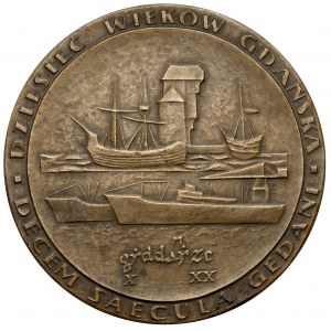 Medal, Dziesięć Wieków Gdańska X - XX, Lipiec 1962