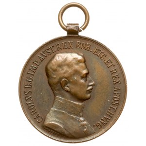 Austro-Wegry, Karol, Medal za Odwagę - brązowy