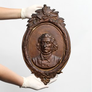 Medalion Adam Mickiewicz - DUŻY (48 x 28.5 cm)