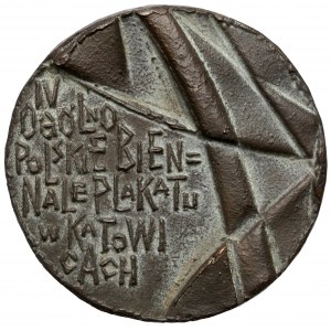 Medal IV Ogólnopolskie Biennale Plakatu w Katowicach 1971