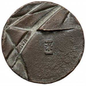Medaille der 4. gesamtpolnischen Plakatbiennale in Kattowitz 1971