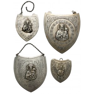 Silver guttergraph set (4pcs)