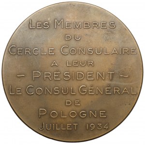 Georges Vaxelaire - Konsul Generalny Polski w Brukseli, 1934