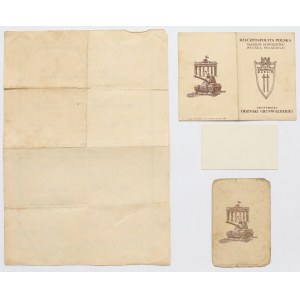 People's Republic of Poland, Set of cards and diplomas authorizing the wearing of badges and medals