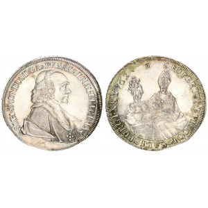 Austria Salzburg 1 Thaler 1762 FM SALISPURGENS (error) Sigmund III(1753-1771). Averse: Bust right. A...