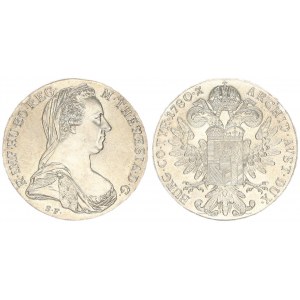 Austria 1 Thaler 1780 SF. Vienna. Maria Theresia(1740-1780). Av: R.IMP.HU. BO.REG. M.Austria 1 Thale...