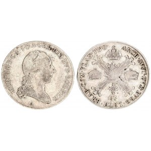 Austria Austrian Netherlands 1/2 Thaler 1790 A Joseph II(1765-1790). Averse: Laureate head right. Av...